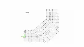 Аренда офиса 29 кв.метров, 3 этаж-99. План объекта