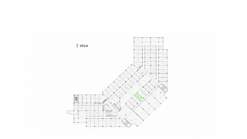 Офис 16.6 м&sup2; от собственника, без комиссии-99. План объекта
