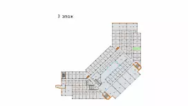 Аренда офиса 16.9 кв.метров, 3 этаж-99. План объекта