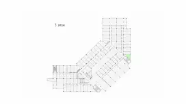 Аренда офиса 21.7 кв.метров, 3 этаж-99. План объекта