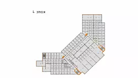 Аренда офиса 7.5 кв.метров, 4 этаж-99. План объекта