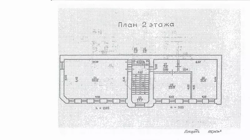 Аренда ОСЗ 450 кв.м., 1 этаж-99. План объекта