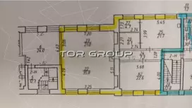 Офис 128 м&sup2; у метро Балтийская-99. План объекта