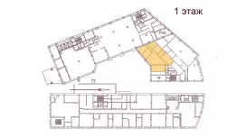 Аренда офиса 167 кв.метров, 1 этаж-99. План объекта