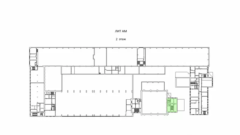 Аренда склада 305.7 кв.метров, 1 этаж-99. План объекта
