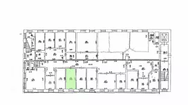 Аренда офиса 18 кв.метров, 3 этаж-99. План объекта
