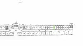 Аренда офиса 14.9 кв.метров, 4 этаж-99. План объекта