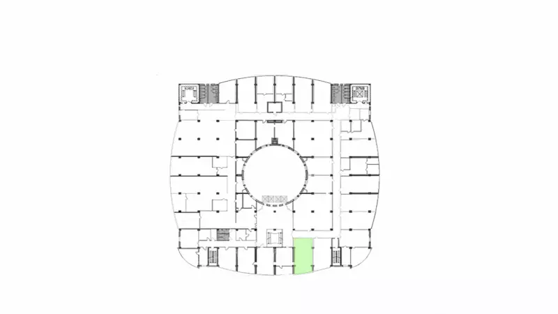 Аренда офиса 64 кв.метров, 5 этаж-99. План объекта