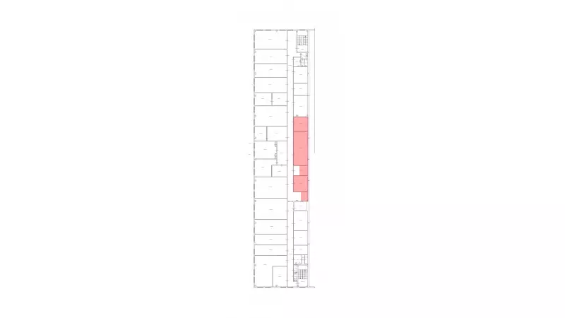 Аренда офиса 92.2 кв.метров, 2 этаж-99. План объекта