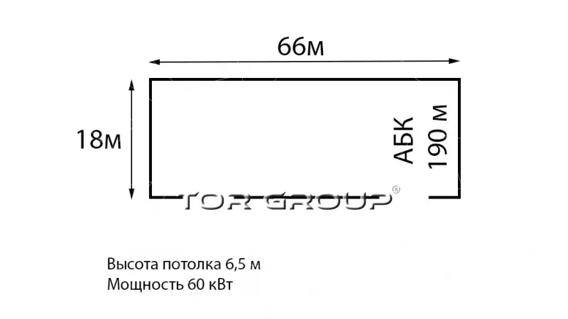 Склад-производство 1188 м2 + Абк 190 м2-99. План объекта