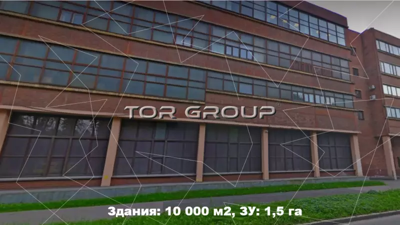Офисно-производственный комплекс  в 3 км от метро-2. Фасад с угла