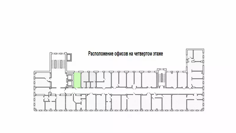 Офис 14 м2 от метро 1 мин-99. План объекта