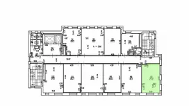 Аренда офиса 27.2 кв.метров, 5 этаж-99. План объекта
