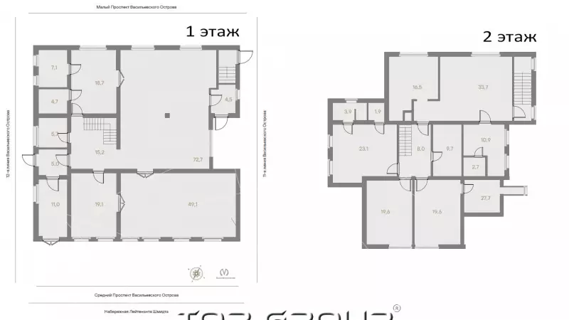 Продажа здания 413 кв.метров,  этаж-99. План объекта