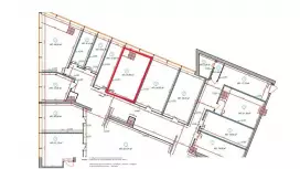 Аренда  24.5 кв.метров, 3 этаж-99. План объекта