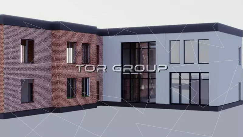Продажа здания 802 кв.м.-1. Фасад фронтальная