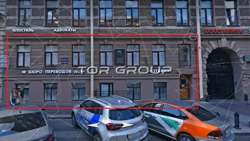 Аренда 485 кв.м с отдельным входоми с фасада-1. Фасад фронтальная