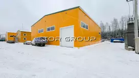 Аренда склада 768 кв.метров, 1 этаж-2. Фасад с угла