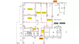 Аренда торгового помещения 210 кв.метров, 2 этаж-99. План объекта