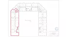 Аренда офиса 908.5 кв.метров, 3 этаж-99. План объекта