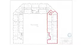 Аренда офиса 960.6 кв.метров, 3 этаж-99. План объекта