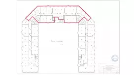 Аренда офиса 909.5 кв.метров, 4 этаж-99. План объекта