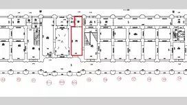 Аренда торгового помещения 54 кв.метров, 1 этаж-99. План объекта