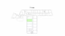 Аренда офиса 60.6 кв.метров, 3 этаж-99. План объекта