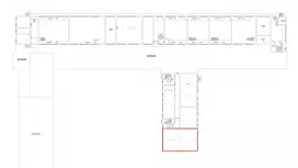 Аренда склада 208 кв.метров, 3 этаж-99. План объекта