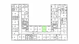 Аренда офиса 27.3 кв.метров, 3 этаж-99. План объекта