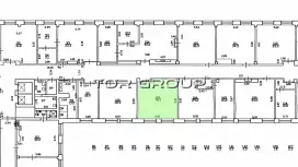 Аренда офиса 36.1 кв.метров, 3 этаж-99. План объекта