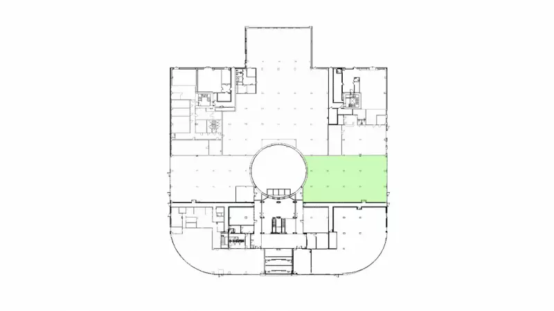 1 этаж бизнес-центра, витрины-99. План объекта
