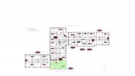Продажа офиса 172м2, дизайн.ремонт-99. План объекта