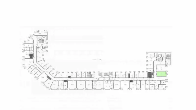 Аренда офиса 25.5 кв.метров, 4 этаж-99. План объекта