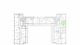 Продажа 24,87м под офис у метро-99. План объекта