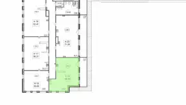 Продажа офиса 58м с балконом-99. План объекта