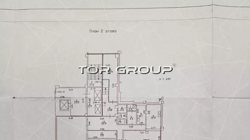Аренда торгового помещения 385 кв.метров, 2 этаж-99. План объекта