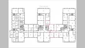 Офис класса В+, 291 м2-99. План объекта