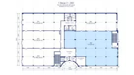 Продажа универсального помещения 520 кв.метров, 1 этаж-99. План объекта