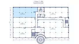 Продажа офиса 225.26 кв.метров, 3 этаж-99. План объекта