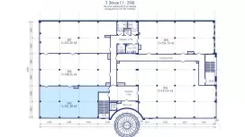 Продажа офиса 184.38 кв.метров, 3 этаж-99. План объекта