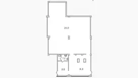 Продажа офиса 286.2 кв.метров, 2 этаж-99. План объекта