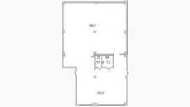 Продажа офиса 329.1 кв.метров, 2 этаж-99. План объекта