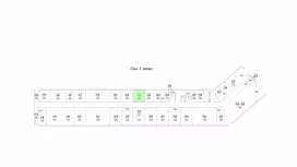 Аренда офиса 37.9 кв.метров, 5 этаж-99. План объекта