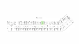Аренда офиса 28.25 кв.метров, 3 этаж-99. План объекта