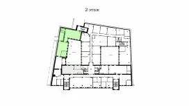 Аренда офиса 148.8 кв.метров, 2 этаж-99. План объекта