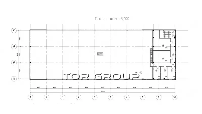Склад/производство 950 м2-99. План объекта