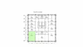 Аренда офиса 55 кв.метров, 5 этаж-99. План объекта