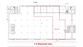 Склад 441 м2, 1 этаж-99. План объекта