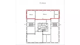 Аренда офиса 150 кв.метров, 8 этаж-99. План объекта